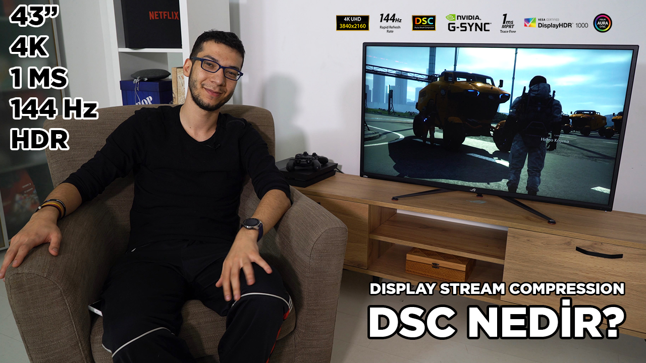43 inç ekranda 4K HDR ve 144 Hz keyfi! | DSC Nedir? (ROG Swift PG43UQ)