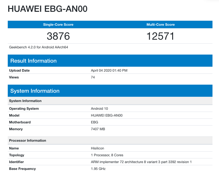 Honor 30 Pro, Geekbench Testinde Göründü! - Hardware Plus - HWP