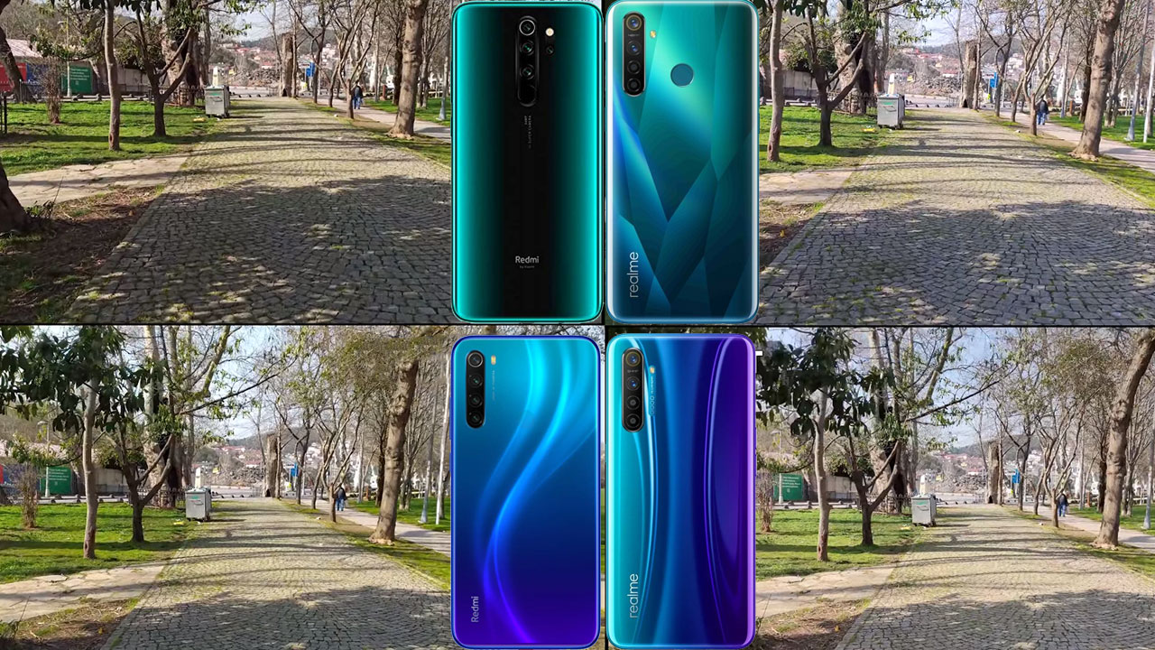 Realme XT, Redmi Note 8 Pro, Realme 5 Pro ve Redmi Note 8 video kıyaslama