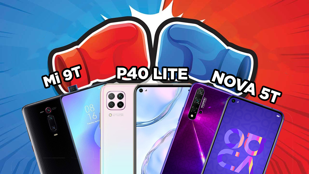 PİL DÜELLOSU: Huawei Nova 5T vs. Xiaomi Mi 9T vs. Huawei P40 Lite
