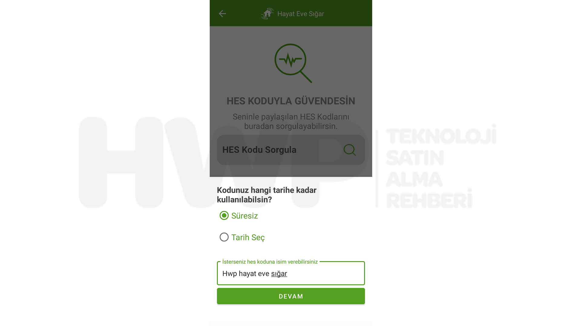 Seyahatlerde uygulanacak HES kodu nasıl alınır?