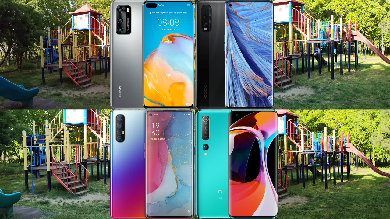 Oppo Find X2, Xiaomi Mi 10, Huawei P40 ve Oppo Reno 3 Pro video kıyaslama