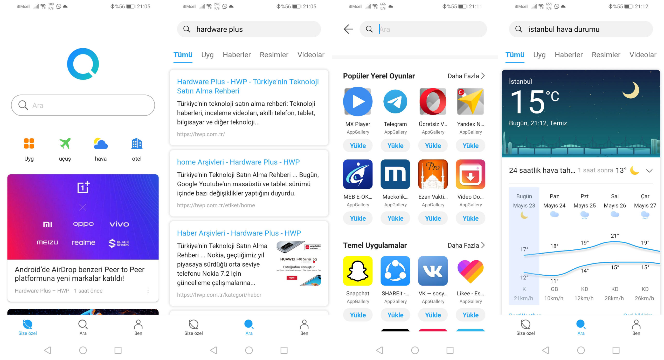 Huawei arama motorunu duyurdu: Petal Search! petal search