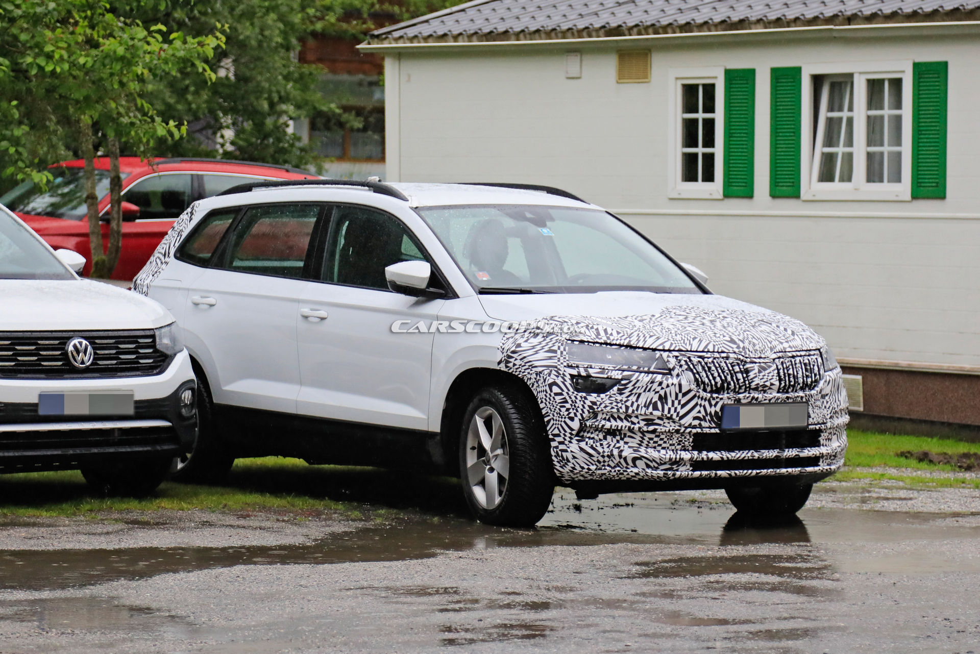 2021 Skoda Karoq kamuflajlı olarak yakalandı!