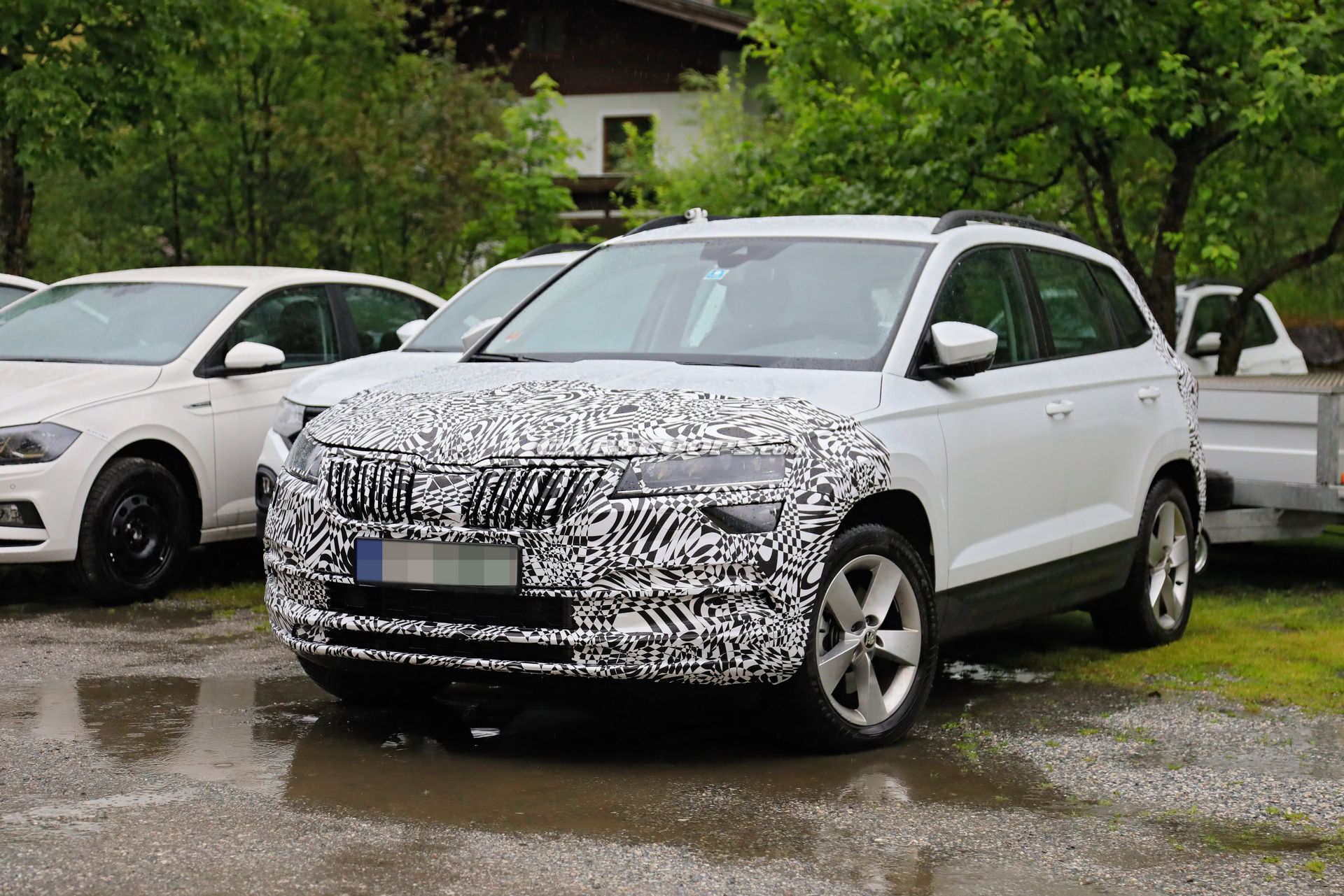 2021 Skoda Karoq kamuflajlı olarak yakalandı!