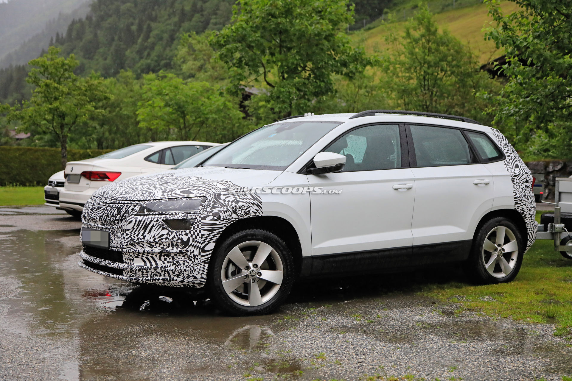 2021 Skoda Karoq kamuflajlı olarak yakalandı!