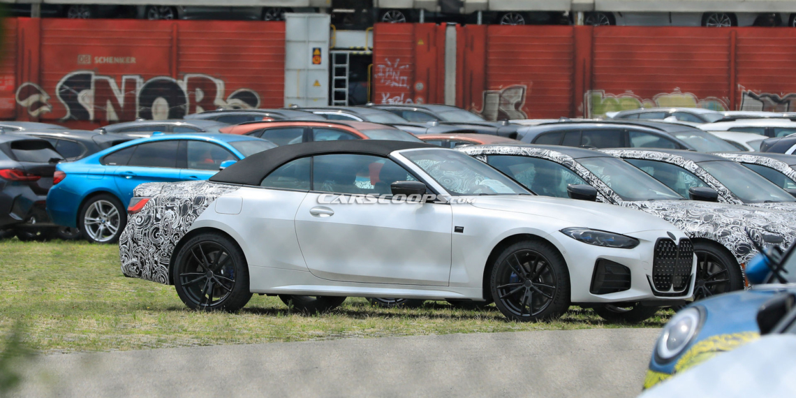 2021 BMW 4 Serisi Cabrio neredeyse kamuflajsız görüntülendi!