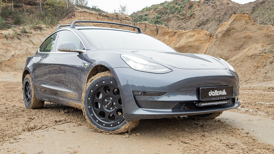 Delta 4x4'ten off-road yapmalık Tesla Model 3'ler!