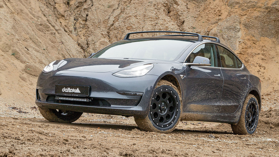 Delta 4x4'ten off-road yapmalık Tesla Model 3'ler!