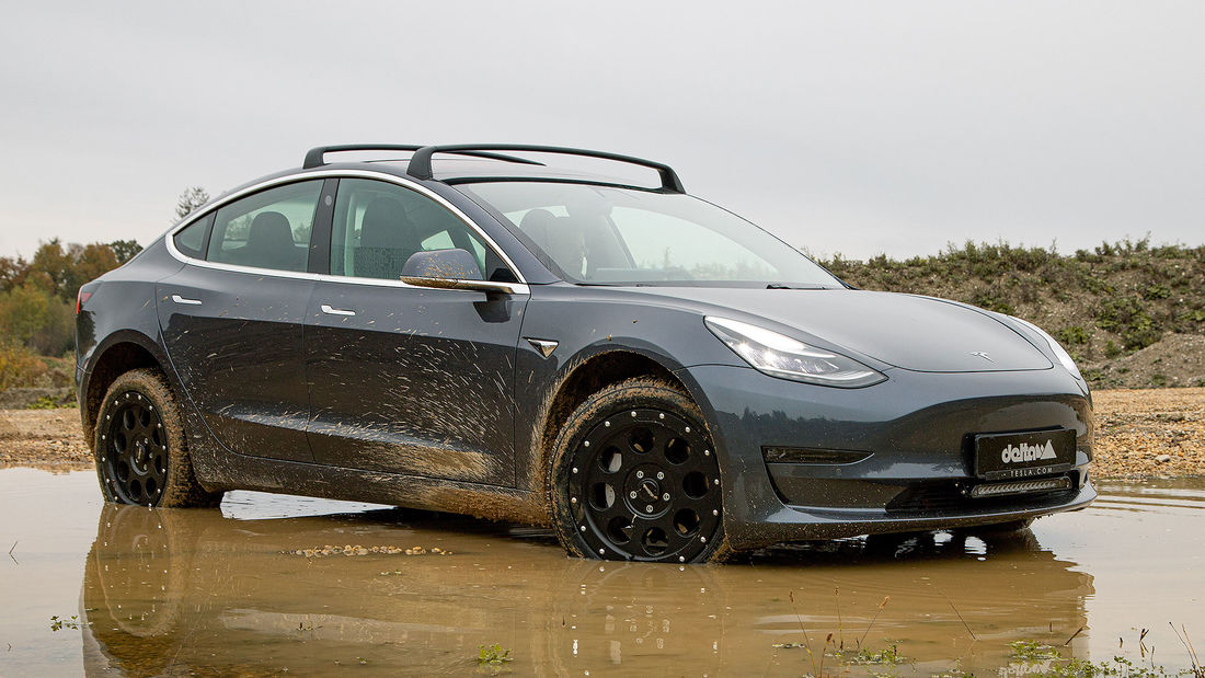 Delta 4x4'ten off-road yapmalık Tesla Model 3'ler!