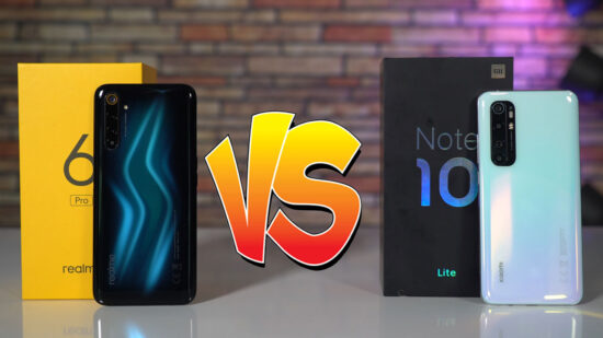 Xiaomi Mi Note 10 Lite vs Realme 6 Pro