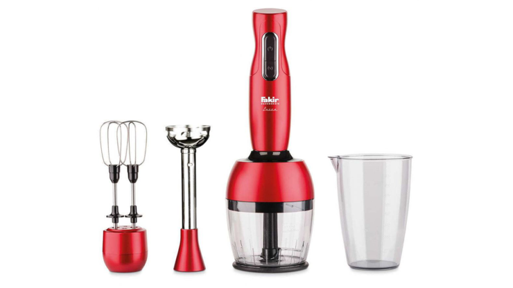 2-	FAKIR Lucca 1000 W Blender Set Kırmızı