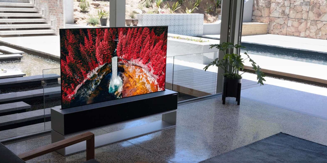 LG katlanabilir TV