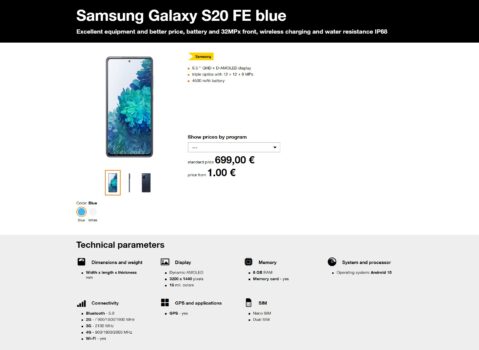 galaxy s20 fe