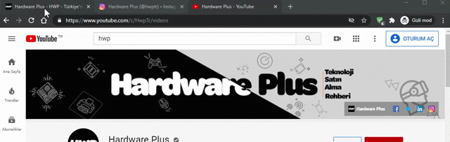 Google Chrome sekme gruplama