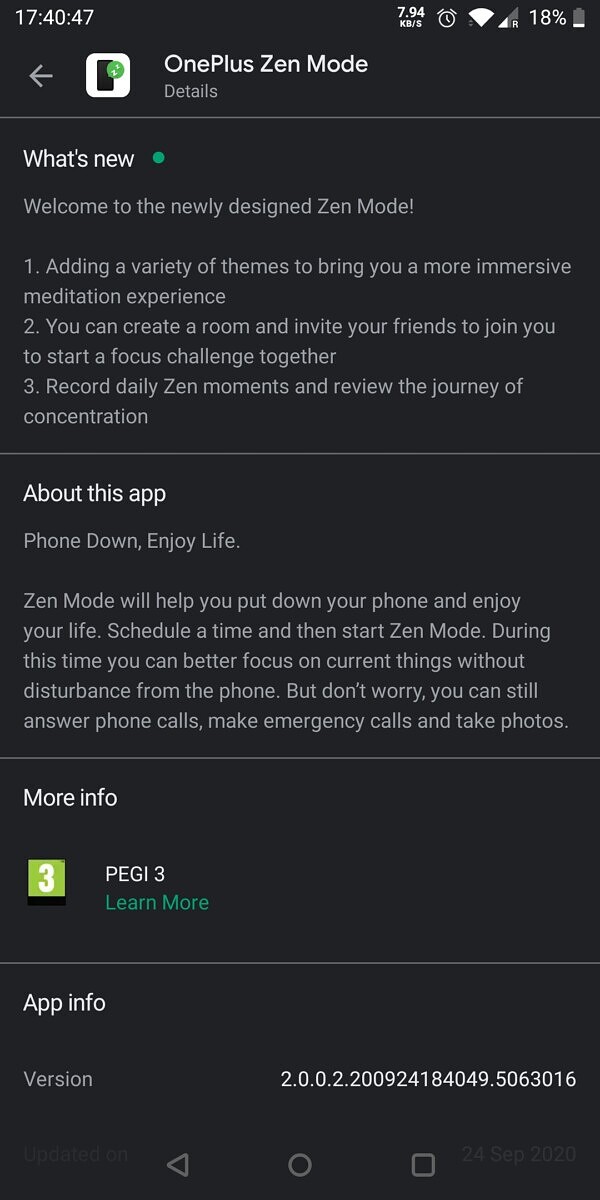 OxygenOS 11 Zen Modu