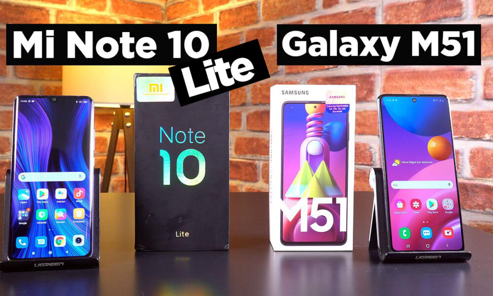 mi note 10 lite vs galaxy m51