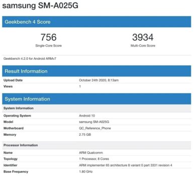 Samsung Galaxy A02s