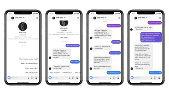 Instagram DM'lerine müşteri hizmetleri sohbetleri geliyor