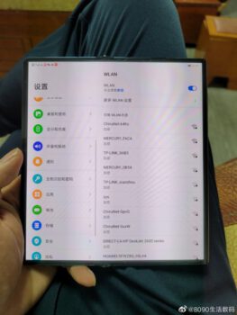 Huawei Mate X2, canlı görüntülendi!