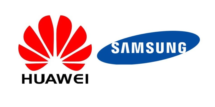 samsung huawei logo