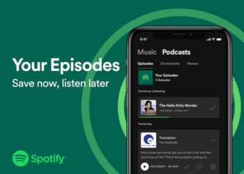 Spotify kullanıcıları artık bireysel podcast bölümlerini kitaplıklarına kaydedebilir