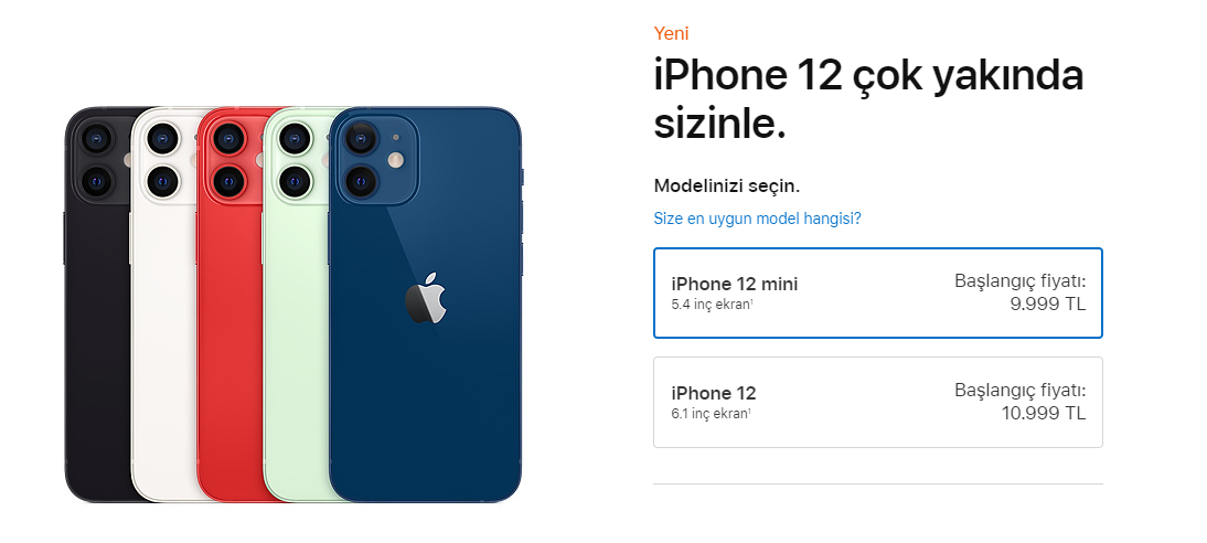 iphone 12 türkiye fiyatları