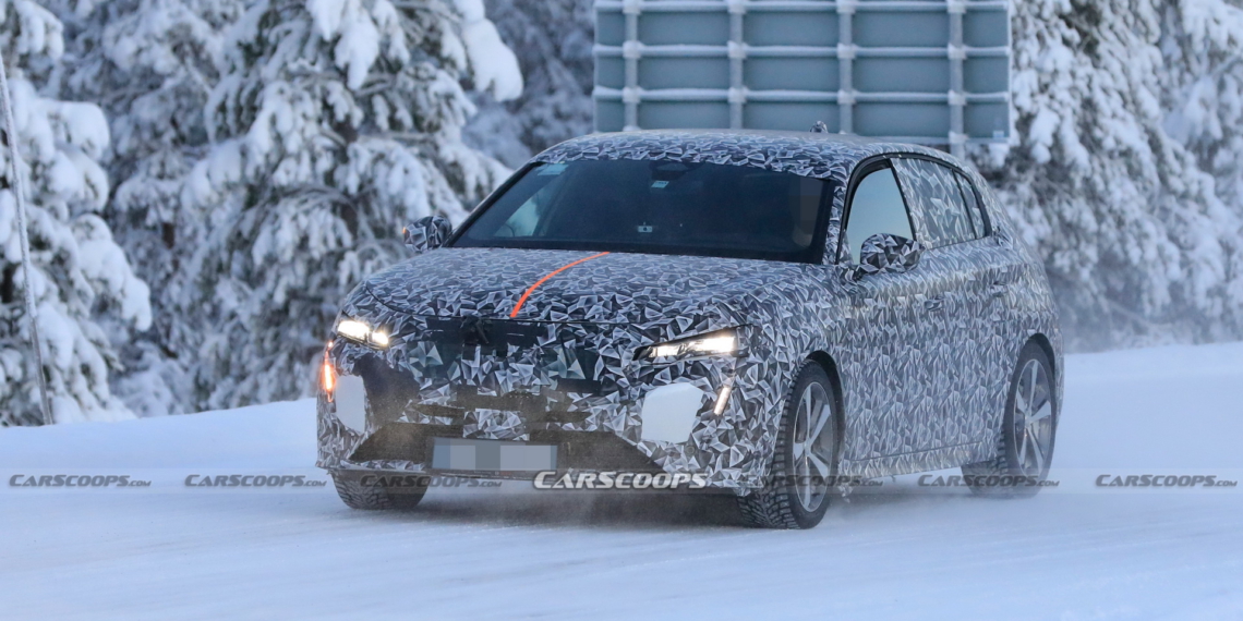 Yeni nesil Peugeot 308, kış testleri sırasında görüntülendi!