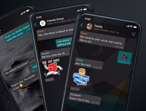 WhatsApp, Karanlık Moda Özel Tasarımlar Dahil Yeni Sohbet Arka Planları Ekliyor