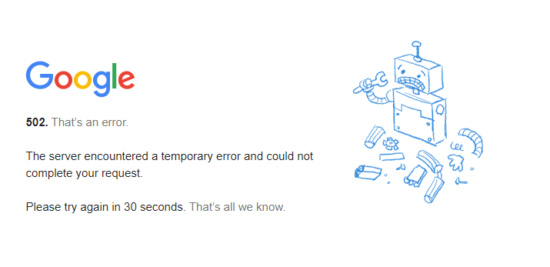 google down