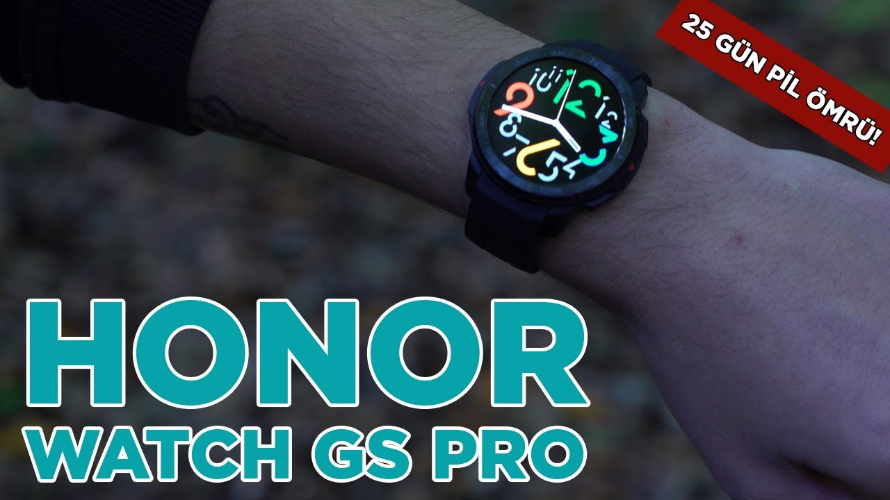 Honor Watch GS Pro | 25 gün pil ömrü, çift GPS!