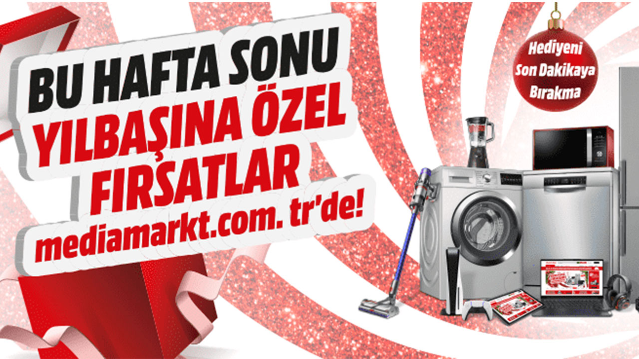 Bu Hafta Sonu Yılbaşına Özel Fırsatlar MediaMarkt’ta