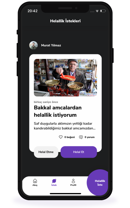 helalapp hakkını helal et