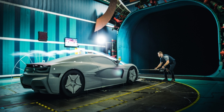 1914 beygirlik elektrikli Rimac C_Two, son rüzgar tüneli testlerinde