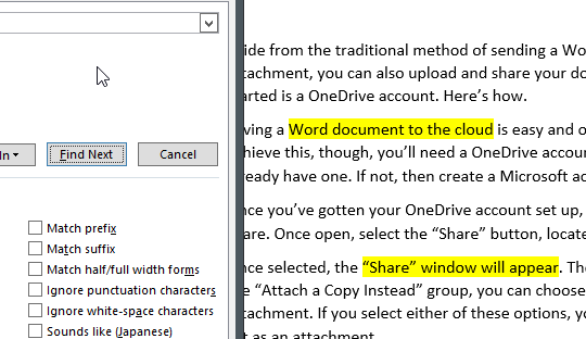 Microsoft Word metin vurgusu nasıl yapılır?