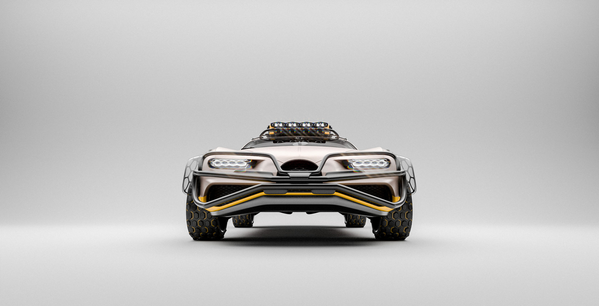 Bugatti Chiron, off-road versiyonuna sahip olsa nasıl görünürdü?