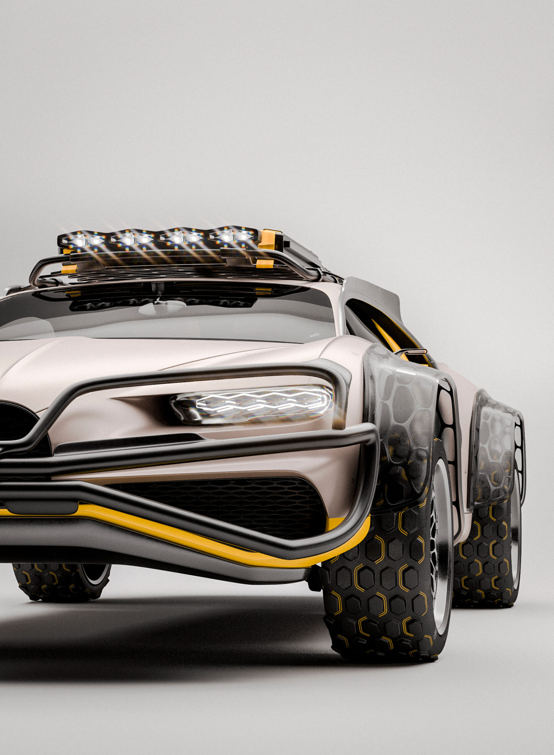 Bugatti Chiron, off-road versiyonuna sahip olsa nasıl görünürdü?