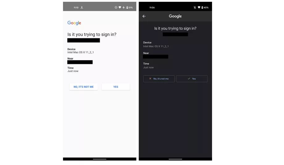 google oturum açmaya çalışan kişi siz misiniz