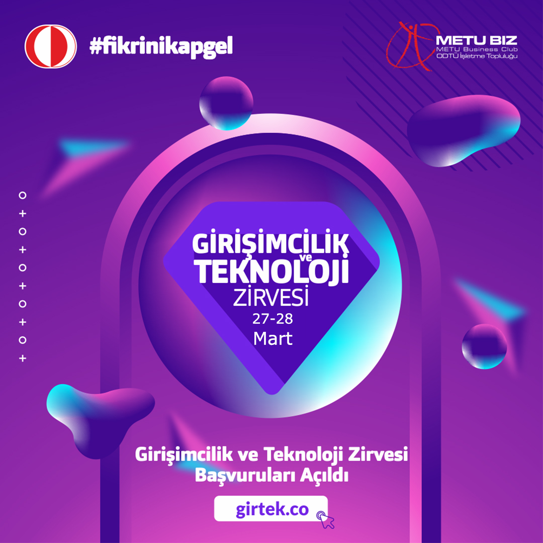 Girişimcilik ve Teknoloji Zirvesi 27-28 Mart’ta Gerçekleşiyor!