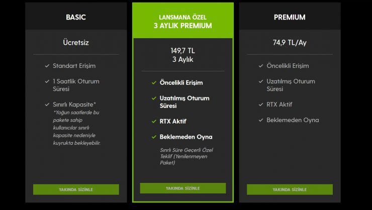 Türkiye'deki GeForce NOW oyuncularına GAME+ zorunluluğu!