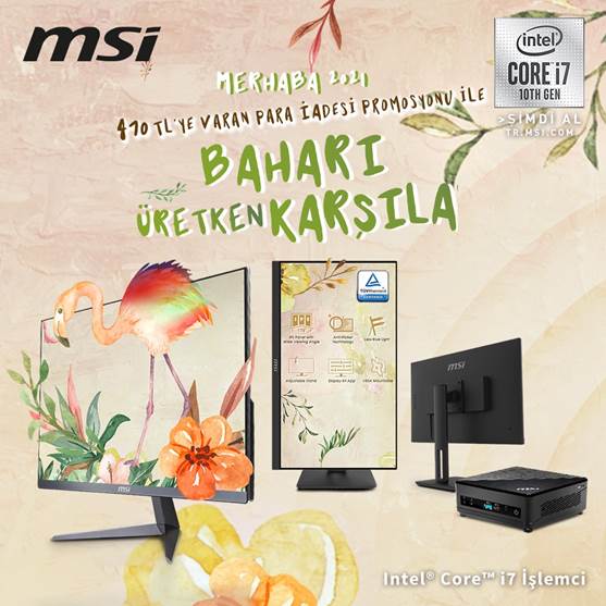 MSI kampanyası: Baharı Üretken Karşıla bahar