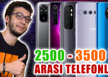 2500 - 3500 TL arası en iyi akıllı telefonlar (2021)