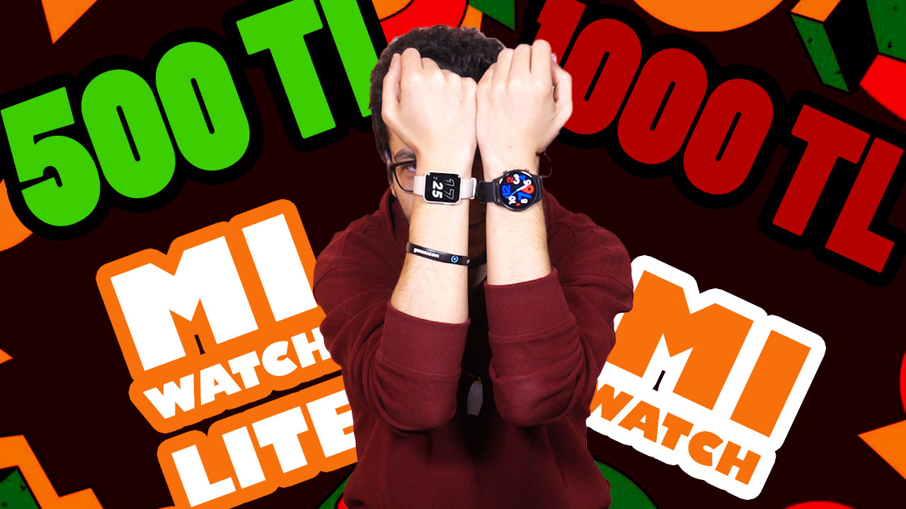 Xiaomi Mi Watch vs. Mi Watch Lite | 1000 TL'lik saat ile 500 TL'lik saat farkı!