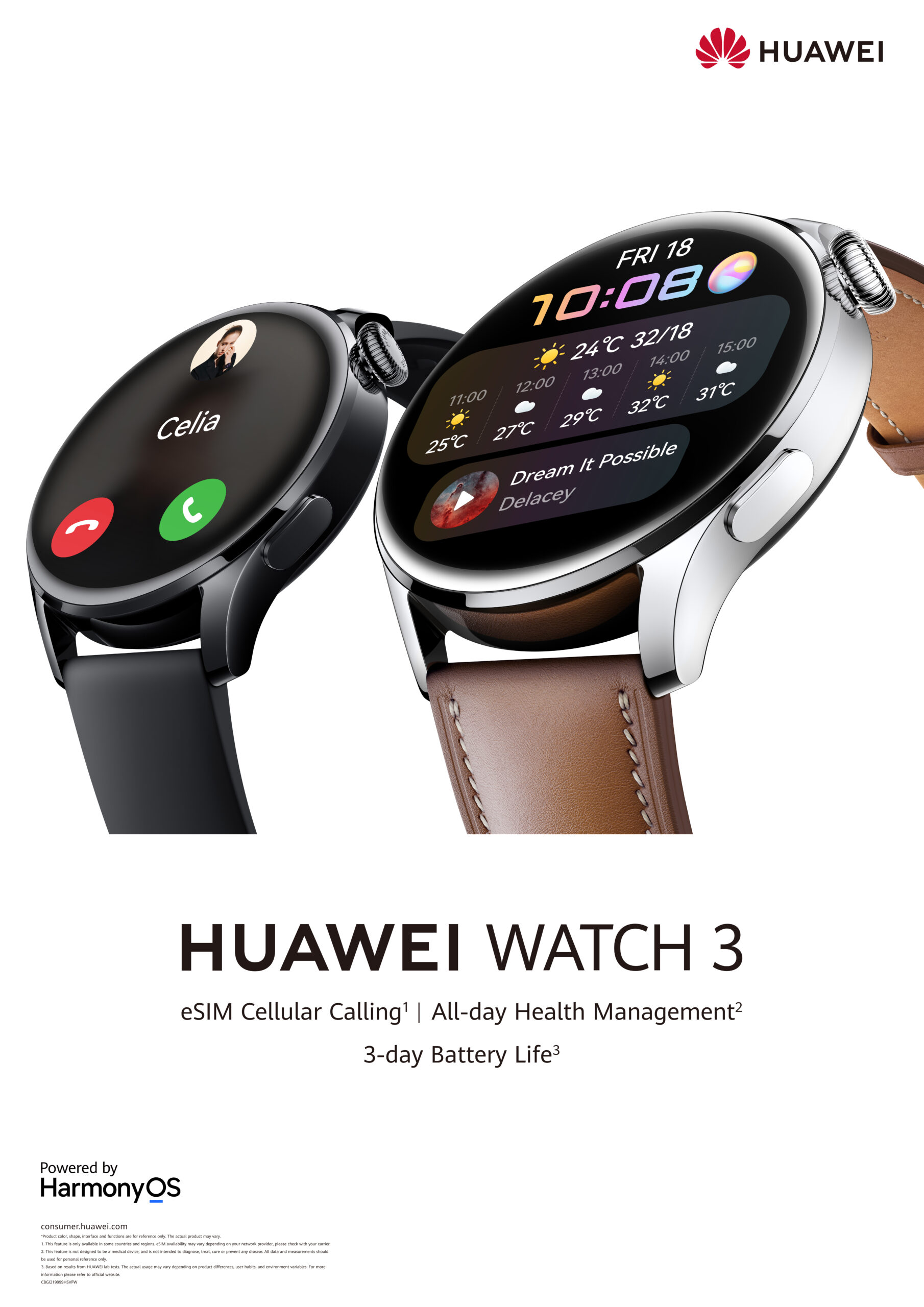 HUAWEI yeni WATCH 3 Serisi’ni tanıttı