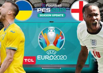 PES 2021'de UKRAYNA vs. İNGİLTERE | PES 2021 HEDİYELİ! | TCL QLED 4K TV C725