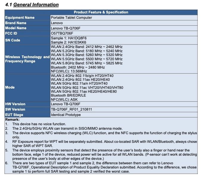 Lenovo Tab P12 Pro, FCC Sertifikasyonda Görüldü
