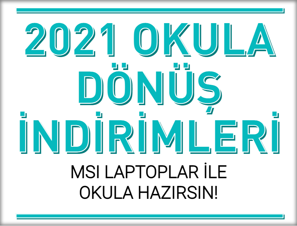 MSI okula dönüş indirim
