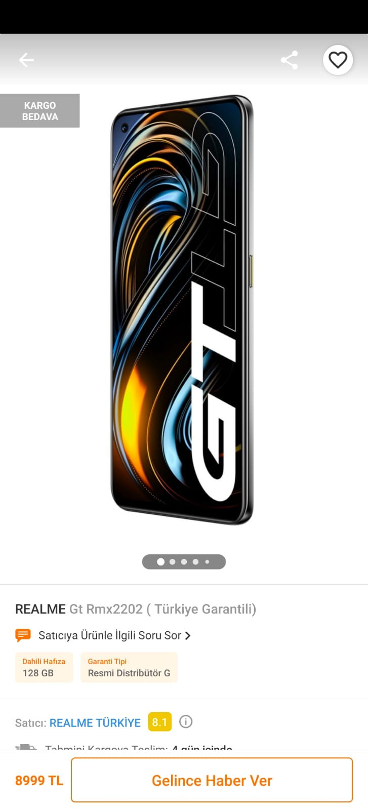 realme GT’nin Türkiye Fiyatı Belli Oldu!