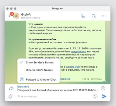 Telegram 8.0 Sürümü ile Gelen Yenilikler
