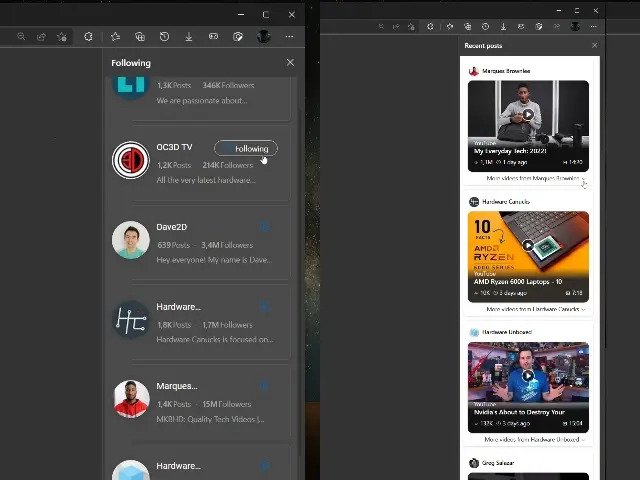 Microsoft Edge Yeni Bir Özelliği Test Ediyor!
